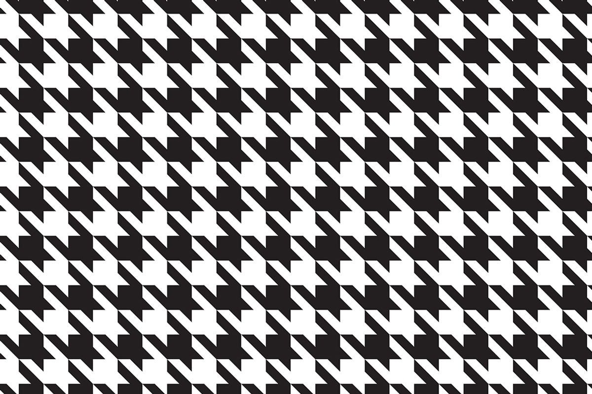 Houndstooth. Seamless Patterns Set, a Pattern Graphic by Curly_Pat (Photo 3 of 5)