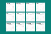 2027 Monthly Planner Calendar, a Texture Illustration by mikhailmorosin (Thumbnail 1 of 4)