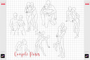 Procreate Pose Anime Body Brush Pack, a Brush Add-On by ArtPrintBabe (Thumbnail 7 of 12)