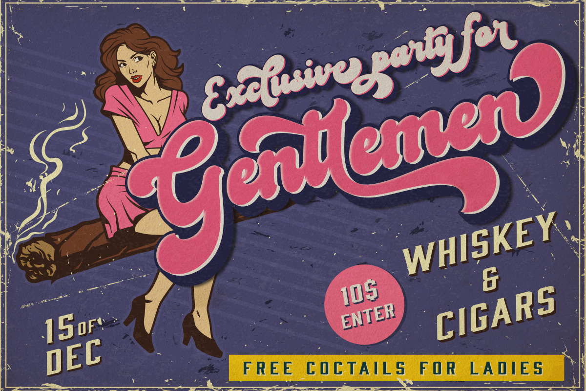 The Boldstyle | Retro Script, a Script Font by Almeera Std (Photo 10 of 11)