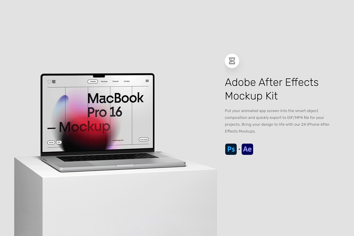 MacBook Pro 16 Mockups + Clay Style, a Mac Mockup by Mr.Mockup™ (Photo 5 of 15)