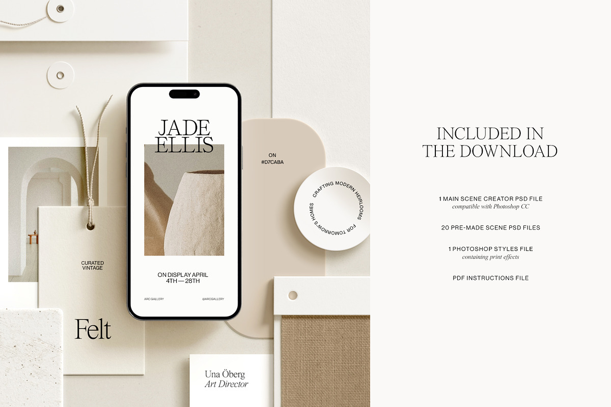 Moodboard + Device Mockup Kit, an Advertising Mockup by October November (Photo 2 of 15)