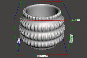 Barrel Plant 3D Printing Flowerpot