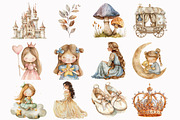Neutra Princess Clipart, an Illustration by Design Market (Thumbnail 5 of 5)