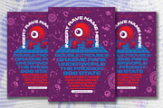 Old School Rave Flyer Template, a Flyer Template by SamCarter (Thumbnail 2 of 6)