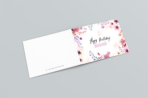 Horizontal Greeting Card Mockups