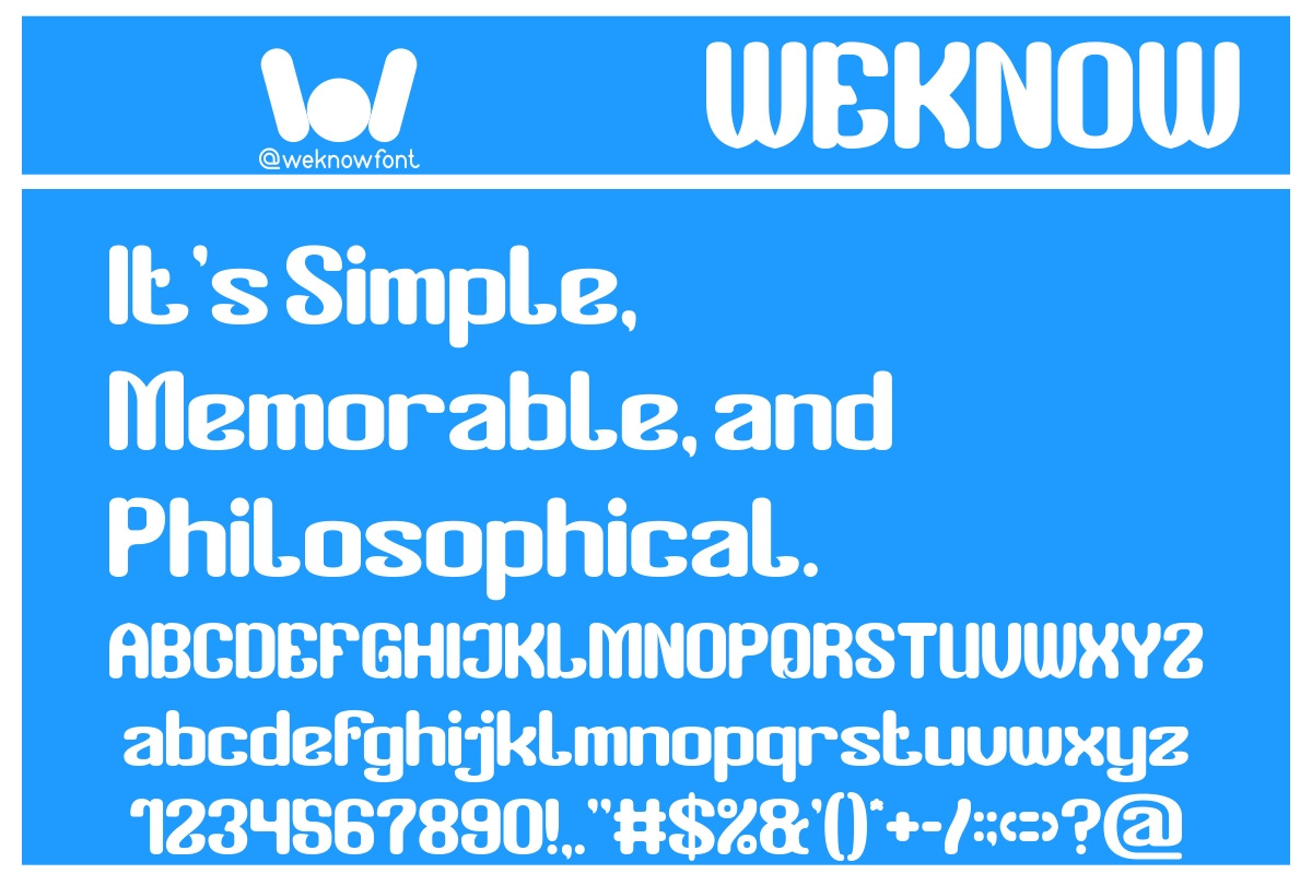 Thinker Mind font, a Font by weknow (Photo 3 of 8)