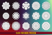 100 Lineart Mandala, a Decorative Illustration by 611 Studio (Thumbnail 5 of 8)