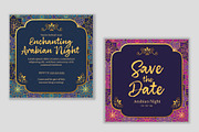 Enchanting Arabian Night Invitation, a Templates & Theme by studiogstock (Thumbnail 2 of 2)