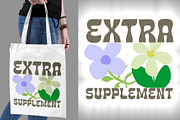 EggyPsych - a funky font, a Sans Serif Font by Brainware Graphic (Thumbnail 8 of 8)