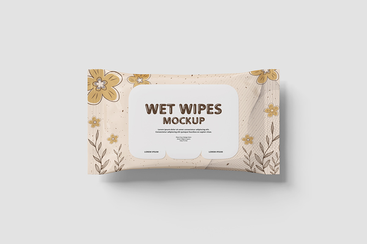 Wet Wipes Mockup, a Product Mockup by bimockup (Photo 2 of 6)