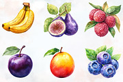 Summer Vintage fruits Sublimation Cl, an Illustration by RobertsArt (Thumbnail 4 of 7)