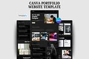 Canva Portfolio Website Template, a Websites & App Template by Snapybiz (Thumbnail 3 of 11)
