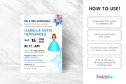 Quinceanera Party Invitation Temp, an Invitation Template by Snapybiz (Thumbnail 6 of 11)
