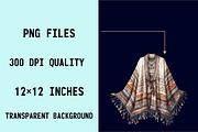 Watercolor Boho Fashion Clipart, an Illustration by SVGArt (Thumbnail 3 of 8)