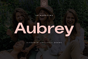 Aubrey – Modern Sans Serif, a Sans Serif Font by Webhance Studio (Thumbnail 1 of 12)