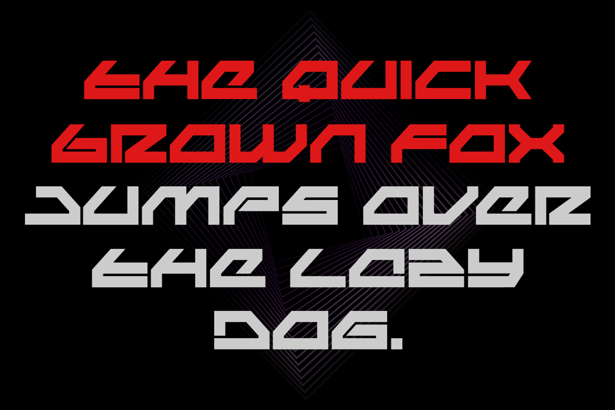 Makqu - Futuristic Font, a Sans Serif Font by MaikoHatta (Photo 4 of 6)