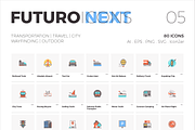 Futuro Next Icons Bundle, a Duotone Icon by Anatolii Babii (Thumbnail 6 of 14)