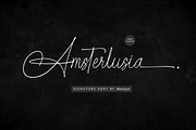 Amsterlusia - Signature Fonts, a Handwritten Font by Bluestype Studio (Thumbnail 1 of 10)