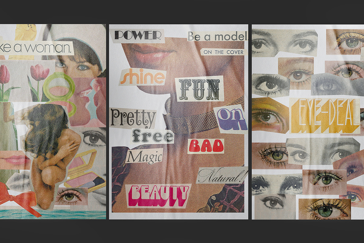 70s Retro Collage Kit / 230+ objects, an Object Graphic by Kaleriia (Photo 7 of 11)