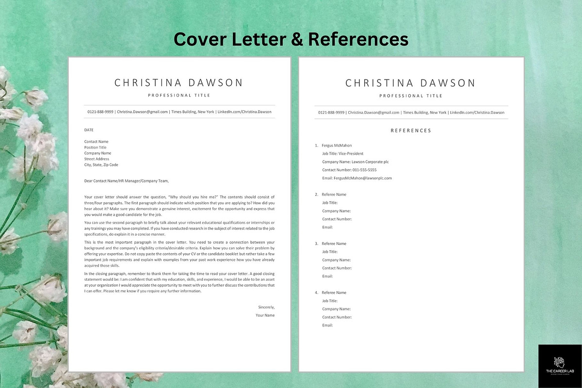 ATS Functional instant download cv, a Resume Template by The Career Lab (Photo 6 of 10)