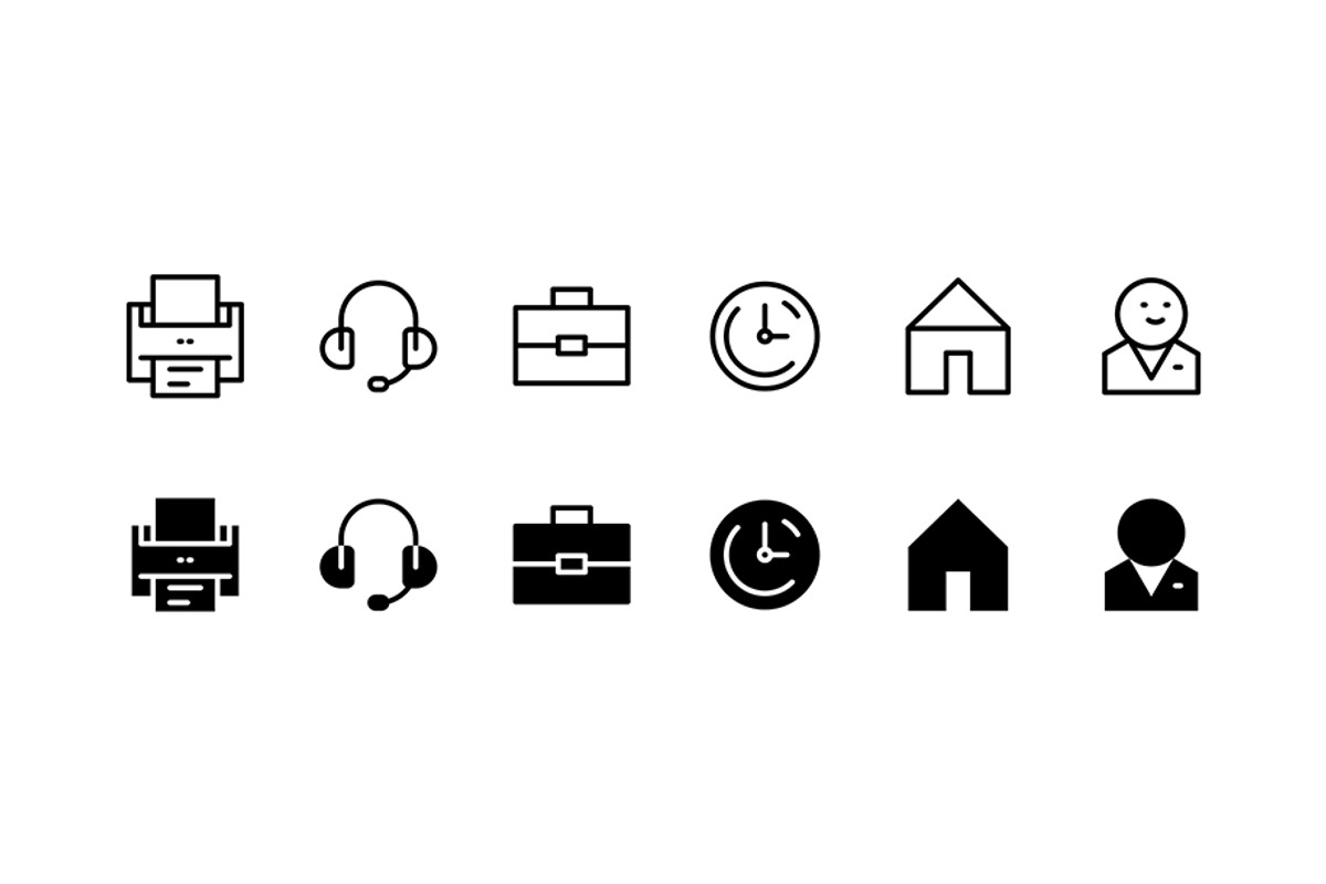Business card contact icon, an Icon by Volyk (Photo 5 of 11)