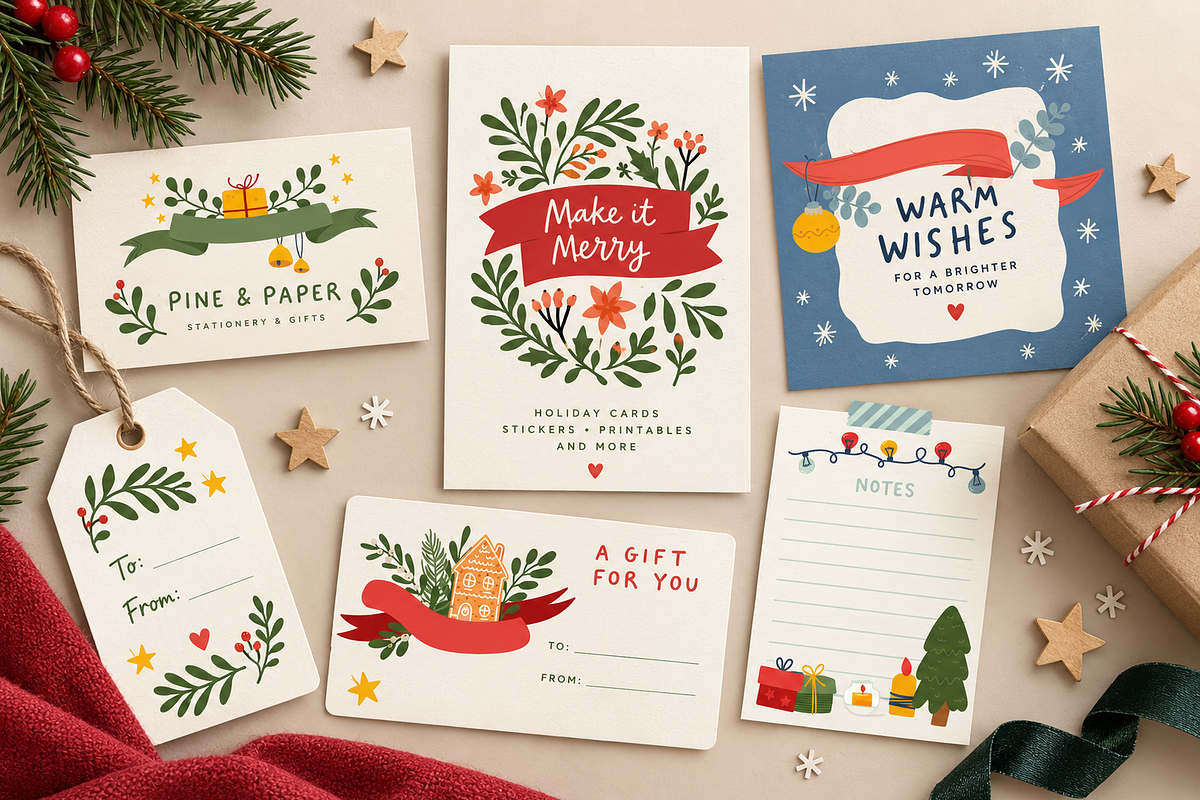 196 Xmas Illustrations Bundle, a Seasonal Illustration by Anna Studio (Photo 8 of 12)