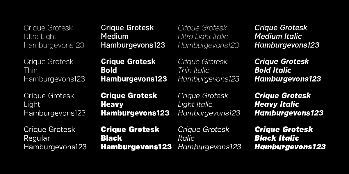 Crique Grotesk, a Sans Serif Font by Stawix (Photo 4 of 8)