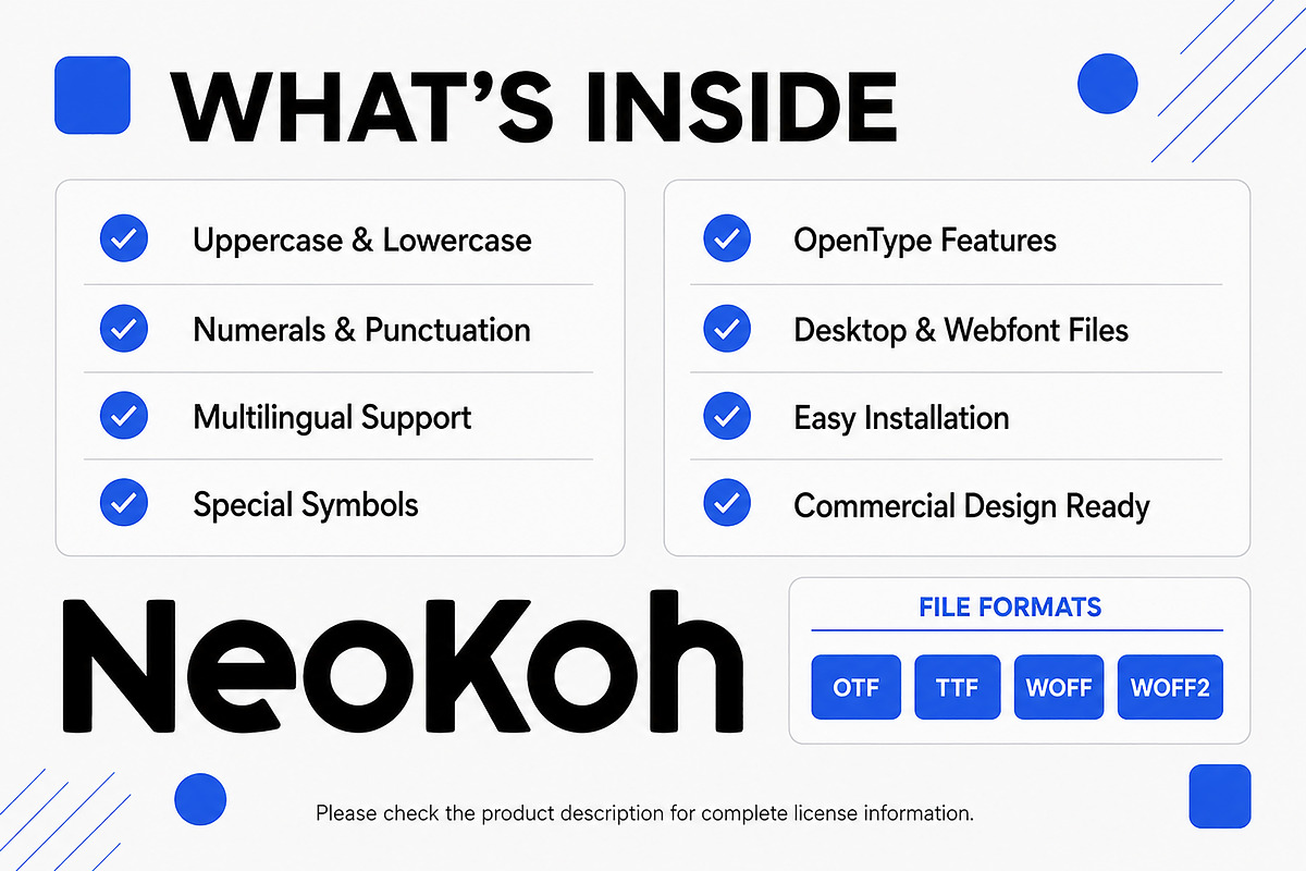 NeoKoh – Bold Geometric Display Font, a Serif Font by Wow Magic (Photo 4 of 5)