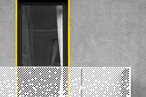 Abstract architecture with balcony, an Architecture Photo by BOOCYS