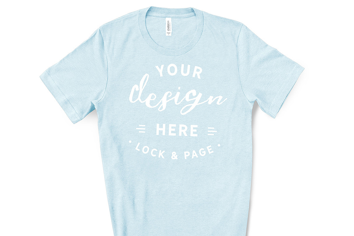 Male Bella Canvas 3001 Mockup Bundle, a Shirt Mockup by lock and page (Photo 4 of 60)