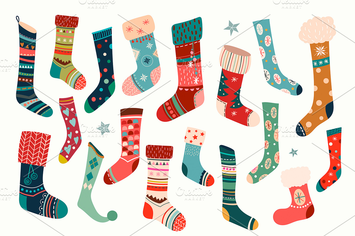 Christmas elements collection, a Decorative Illustration by Letto studio (Photo 3 of 3)