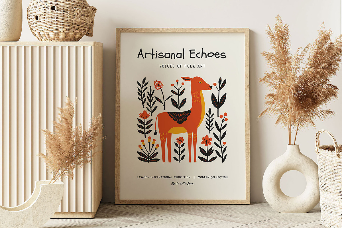 Modern Folk | Wall Art Creator, an Object Graphic by Leleka.Store (Photo 18 of 20)