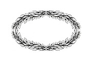 Nature Wreath Frame Vector Bundle, an Illustration by jahid234 (Thumbnail 8 of 51)