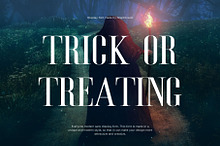 Trick or Treating Serif Font
