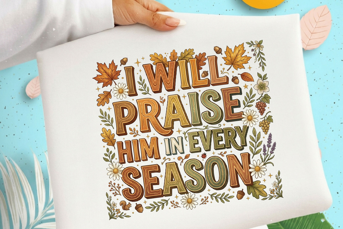 Preppy Autumn Thanksgiving PNG, a Seasonal Illustration by Designking (Photo 1 of 5)