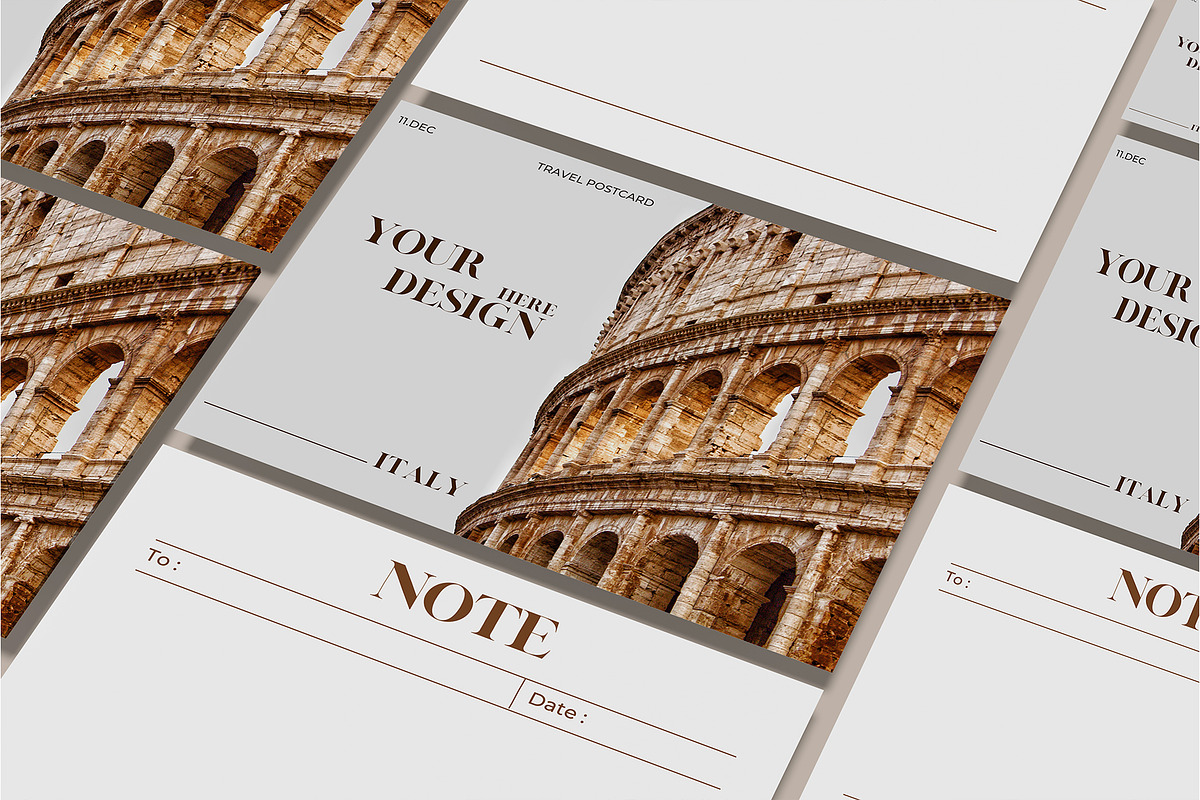 Postcard Mockup, an Advertising Mockup by rizalamora (Photo 11 of 11)