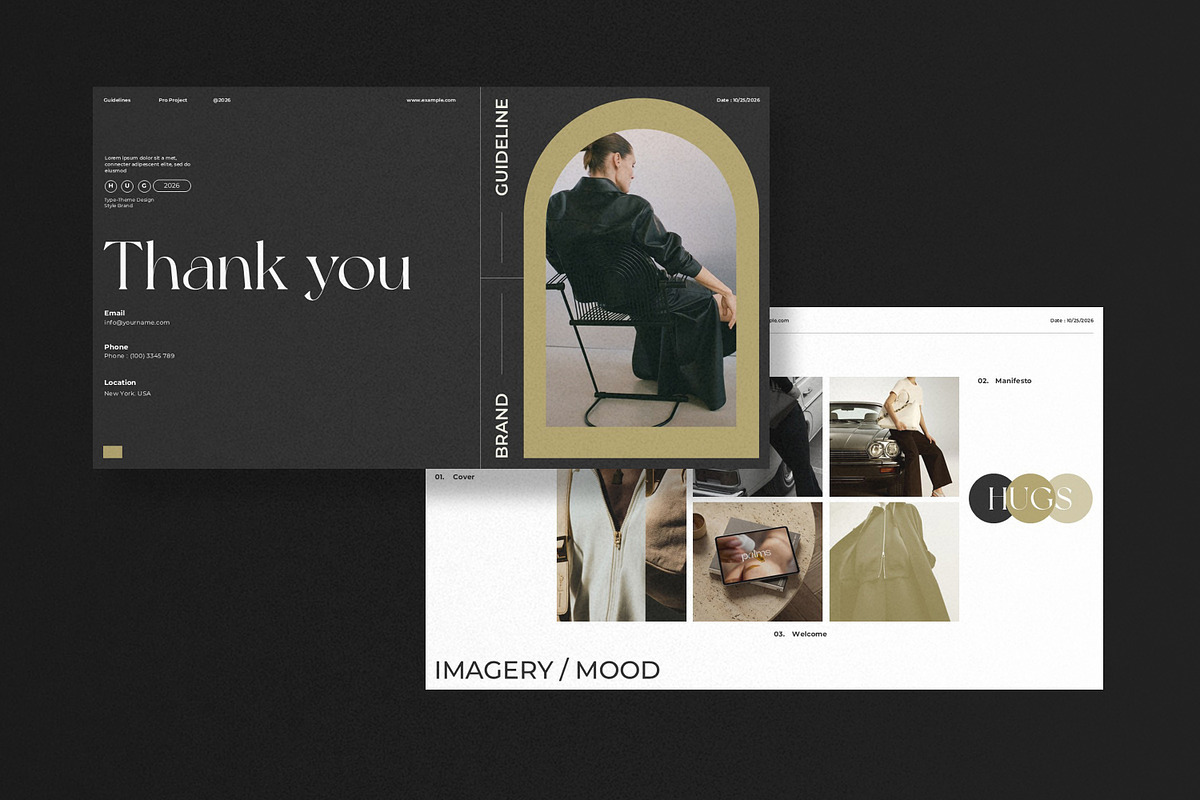 The Brand Guidelines, a Presentation Template by Aura Agency (Photo 14 of 14)