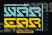War Ear - Modern Tech Font, a Handwritten Font by MaikoHatta (Thumbnail 1 of 4)