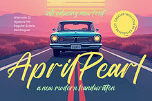April Pearl Modern Handwritten