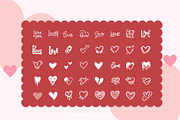 250 Procreate Valentines Stamps, a Brush Add-On by ProcreateiBox (Thumbnail 7 of 9)