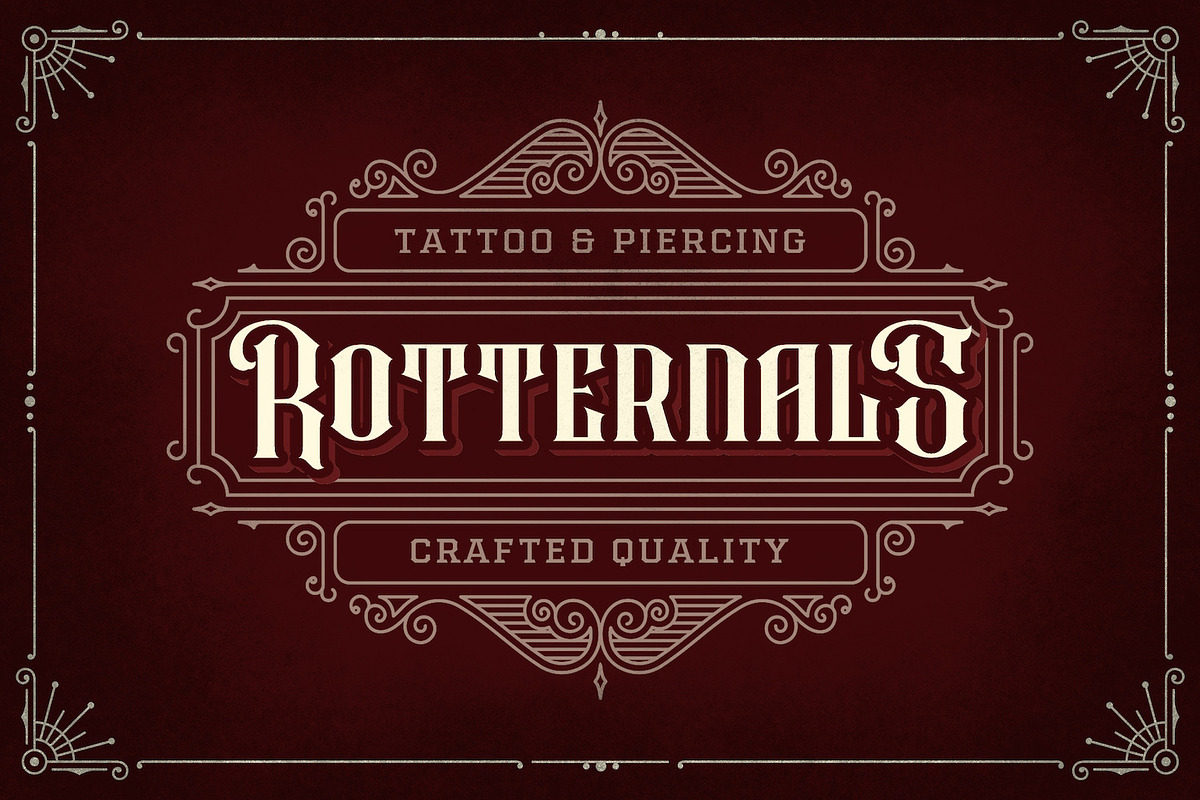 Rafiquell - Victorian Style Font, a Handwritten Font by StringLabs (Photo 4 of 14)