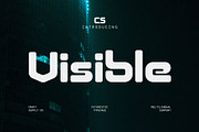 CS Visible – Futuristic Font, a Sans Serif Font by Craft Supply Co. (Thumbnail 1 of 8)