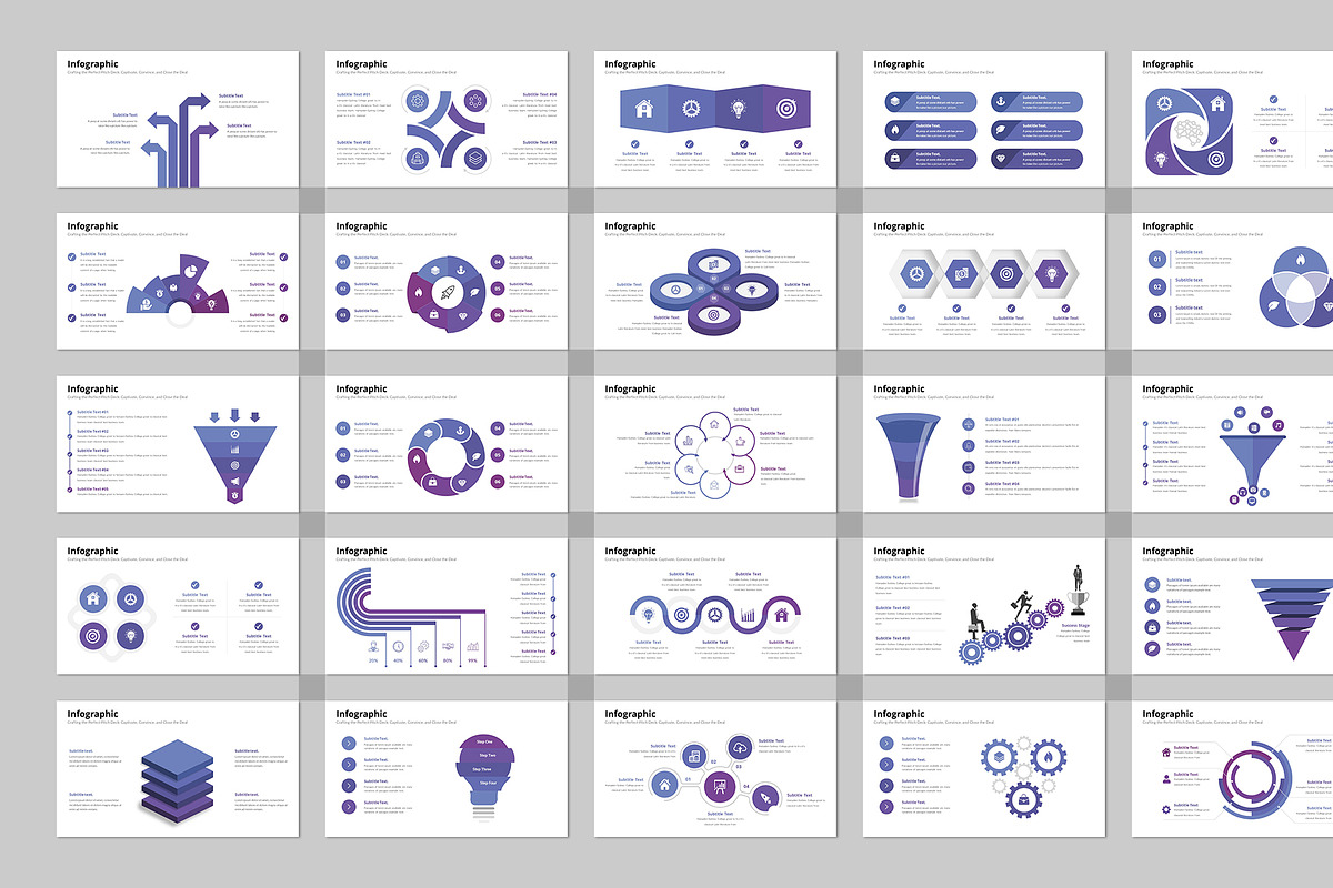 Infographic Pitch Deck Google Slides, a Presentation Template by Design Vault (Photo 10 of 12)