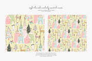 pastel Christmas seamless patterns, a Pattern Graphic by Patishop Art (Thumbnail 5 of 10)