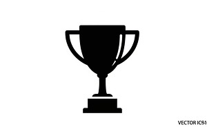 Champion Trophy Icon Bundle, an Icon by hafijul
