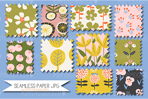 Flower Garden Pattern Bundle