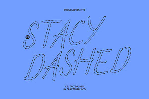 CS Stacy Dashed, a Handwritten Font by Craft Supply Co.