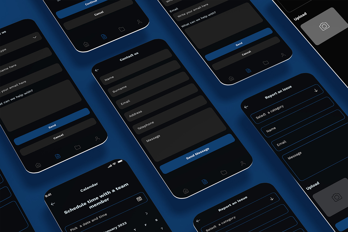 Contact , Feedback Calendar Form App, an App Template by nagaredesignstudio (Photo 1 of 2)
