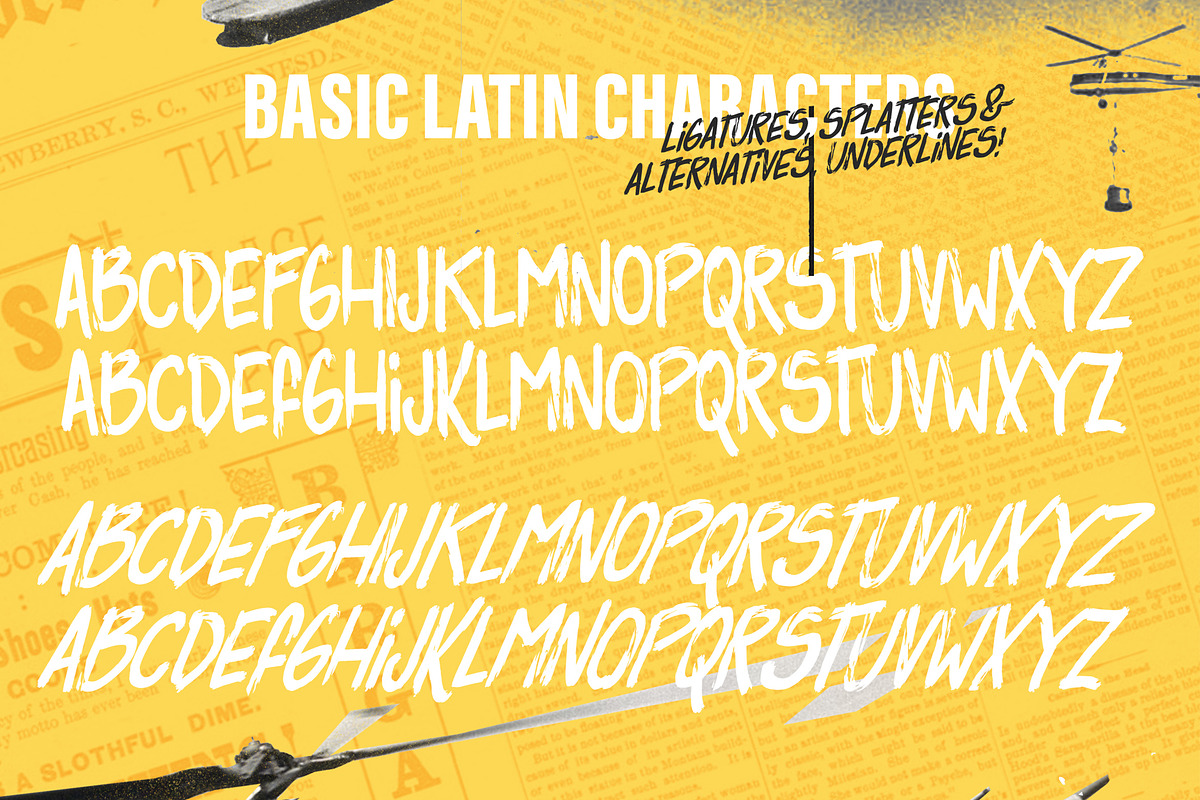 Surfbars Font, a Font by LeoSupply.co (Photo 4 of 7)